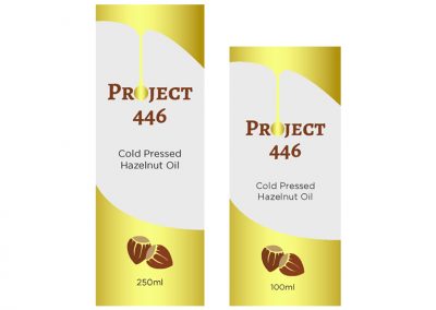 Hazelnut Oil Label Design